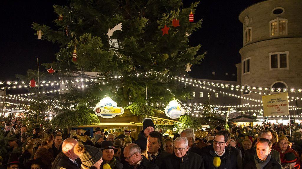 Salzburger Christkindlmarkt 2017: Eröffnung II