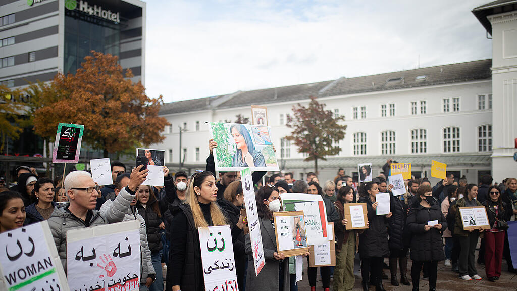 Demo Iranerinnen Salzburg