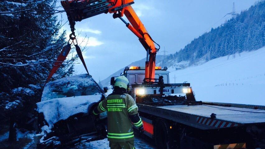 Crash auf der Gerlos Straße in Mittersill