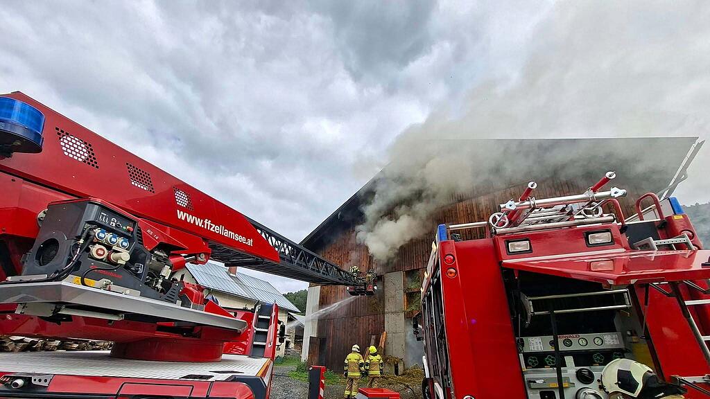 Bauernhofbrand in Bruck