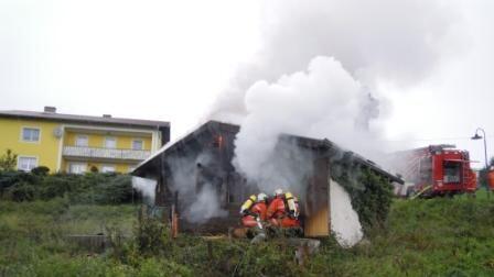 Die FF St. Georgen konnte den Brand löschen.