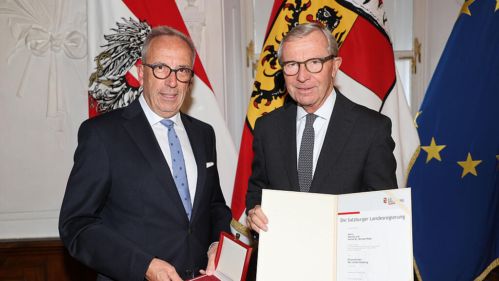 Ehrungen vom Land Salzburg