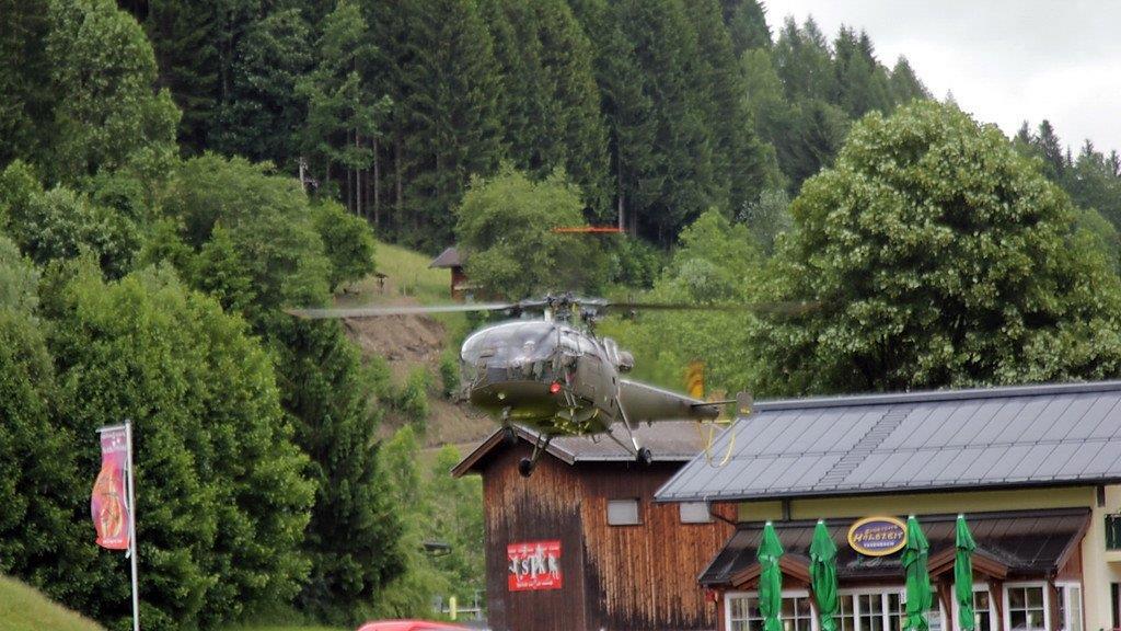 Hubschrauber im Einsatz