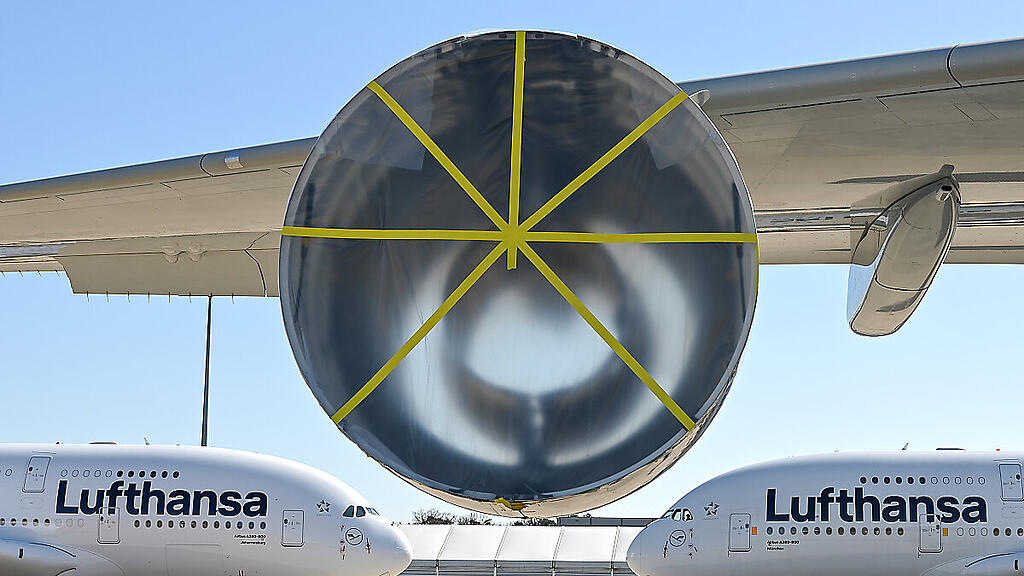 Der doppelstöckige Airbus A380 hat bei der Lufthansa ausgedient
