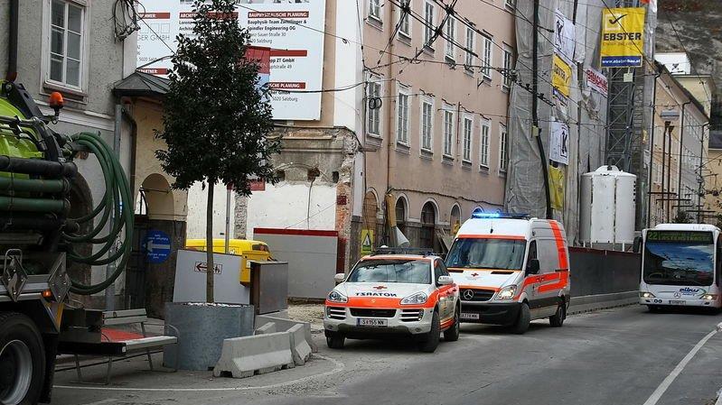 Arbeitsunfall in der Griesgasse