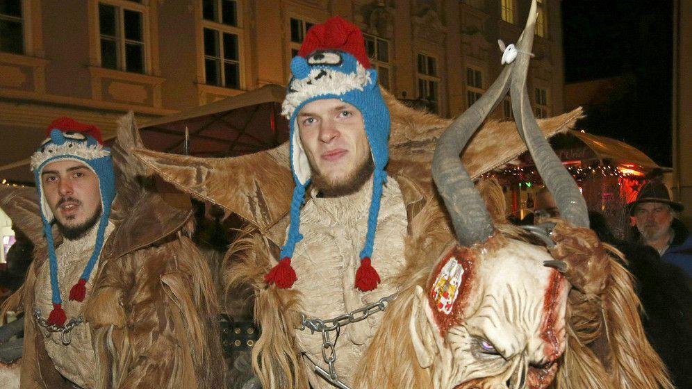 Krampus-Protestmarsch in Klagenfurt
