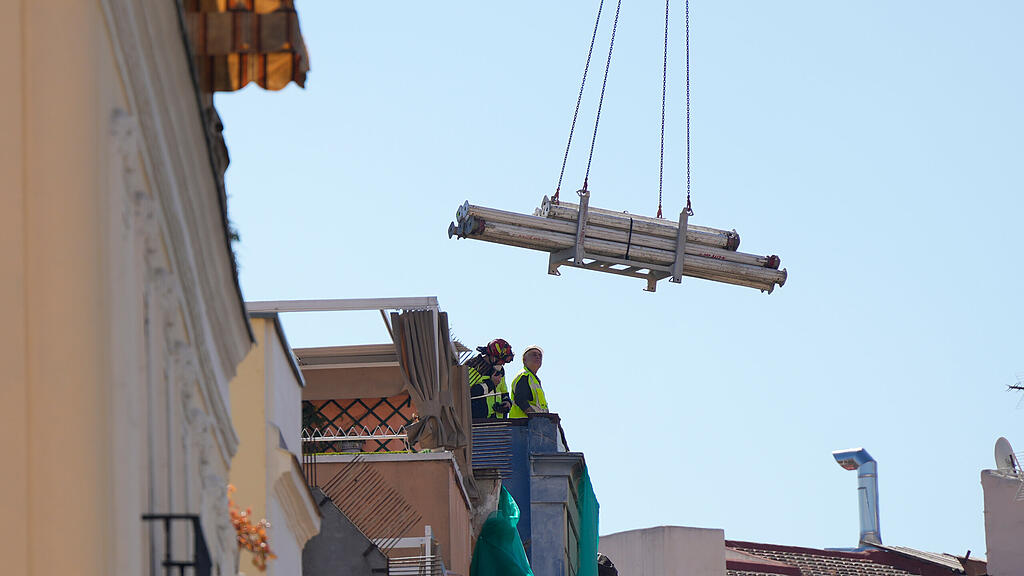 Gebäude stürzt in Madrid ein: Mehrere Tote