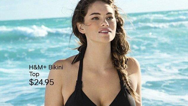 H&M-Badekollektion 2013 mit Plus Size-Model Jennie Runk