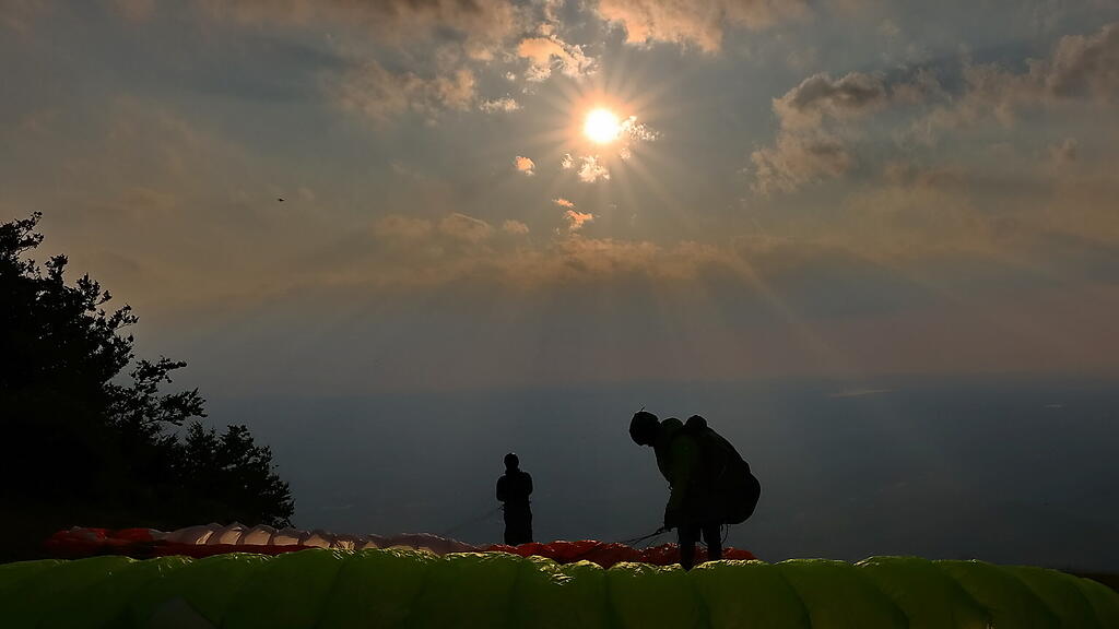 Sonnenuntergang am Gaisberg