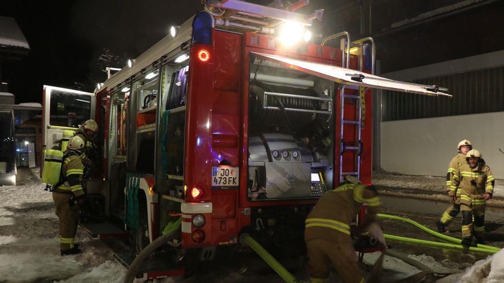 Brand im Sägewerk in Radstadt I