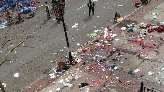 Explosionen bei Boston Marathon