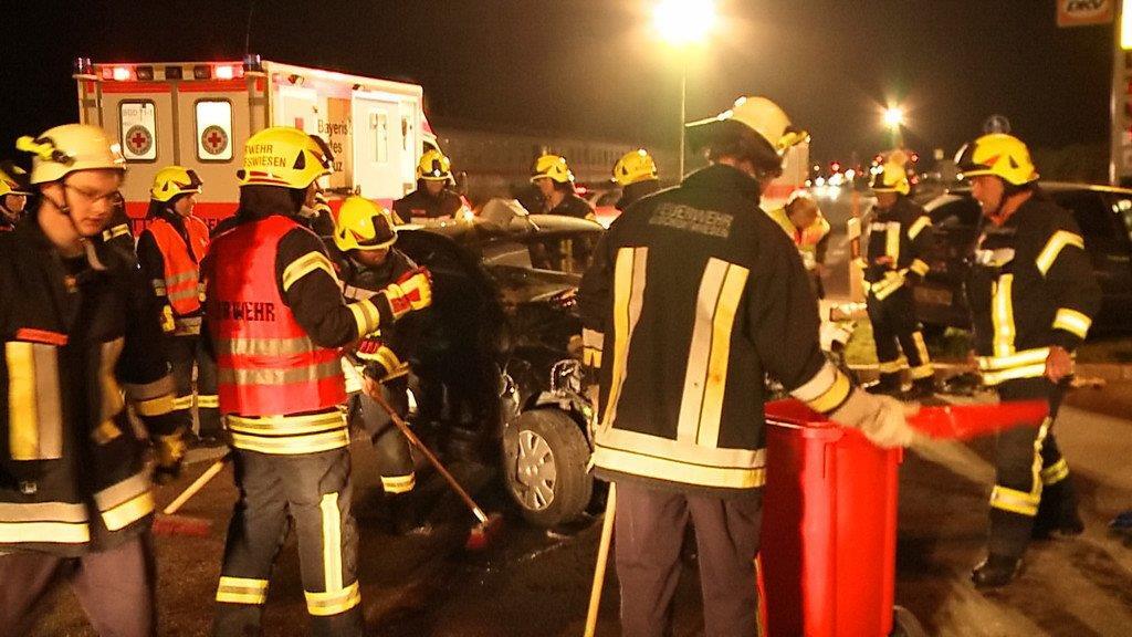 Unfall mit drei Schwerverletzten in Bischofswiesen