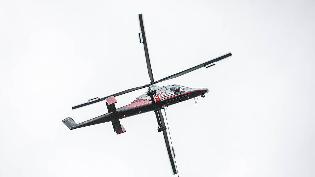 Hubschrauber am Kapuzinerberg II
