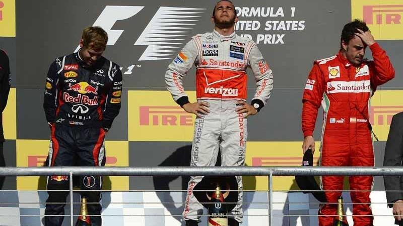 Hamilton gewann US-Grand-Prix - Jubel nach dem Sieg