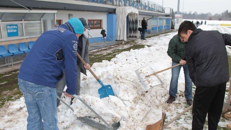 Grödig schaufelt sich frei