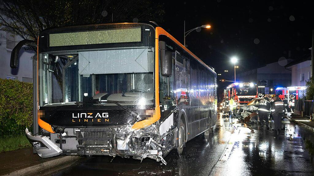 Linz Unfall Linienbus