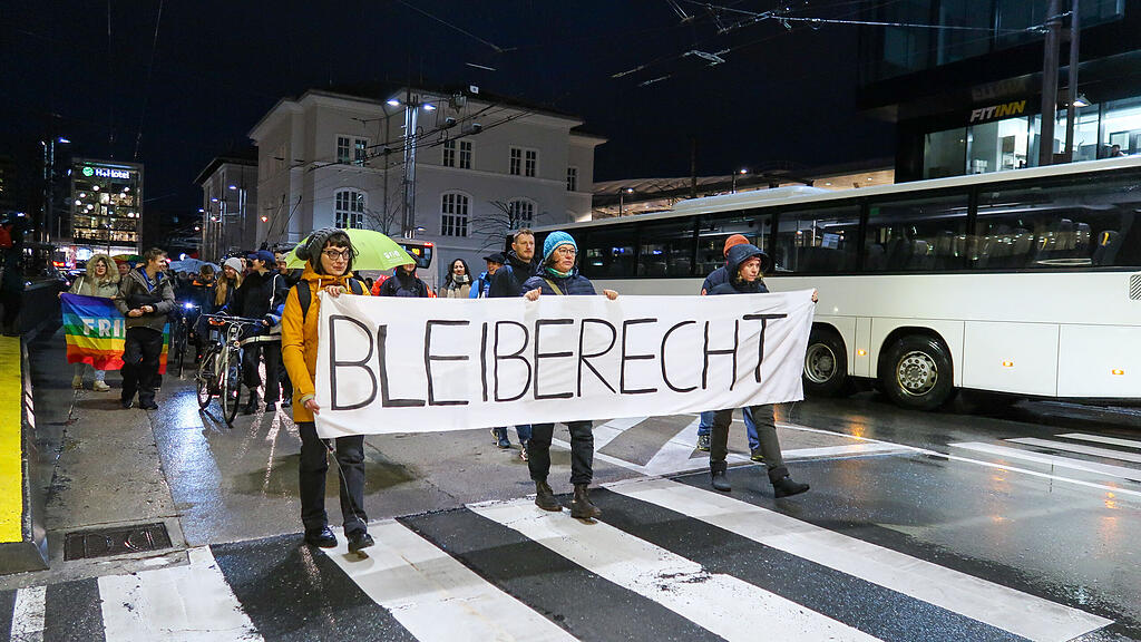 "Demo gegen Rechts" in Salzburg