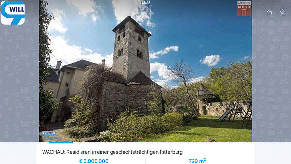 Burg Oberranna in der Wachau wird um fünf Millionen Euro verkauft