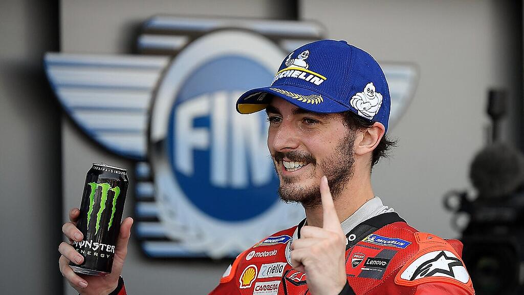 Bagnaia bejubelt seinen Erfolg
