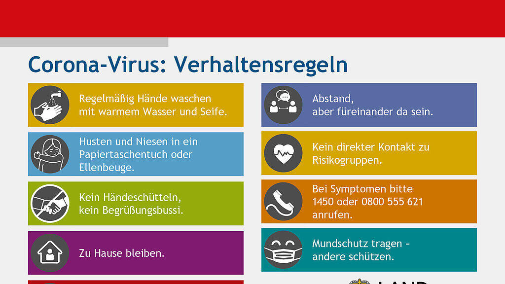Ausgangsbeschr\u00e4nkungen - Regeln