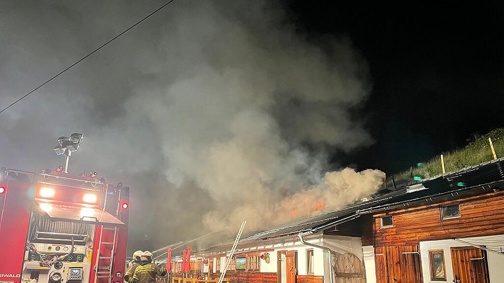 Brand Almhütte Kaprun III