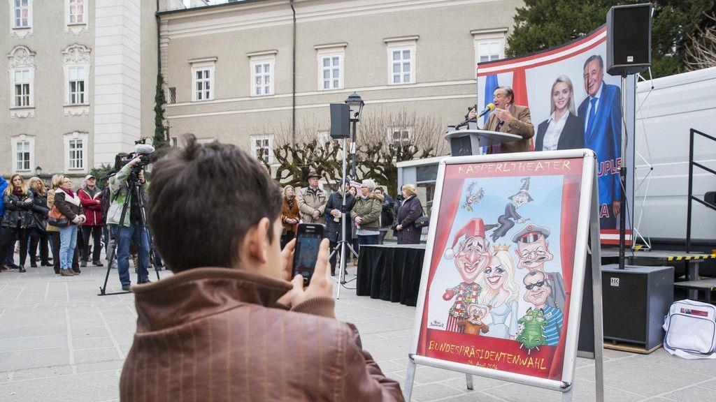 Richard Lugner auf Wahlkampftour in Salzburg I