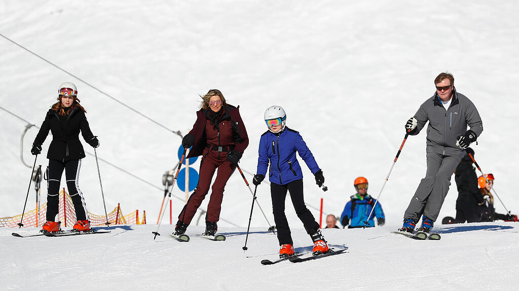 Holländische Königsfamilie in Lech am Arlberg