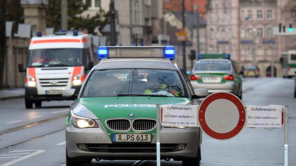 Massenevakuierung in Augsburg