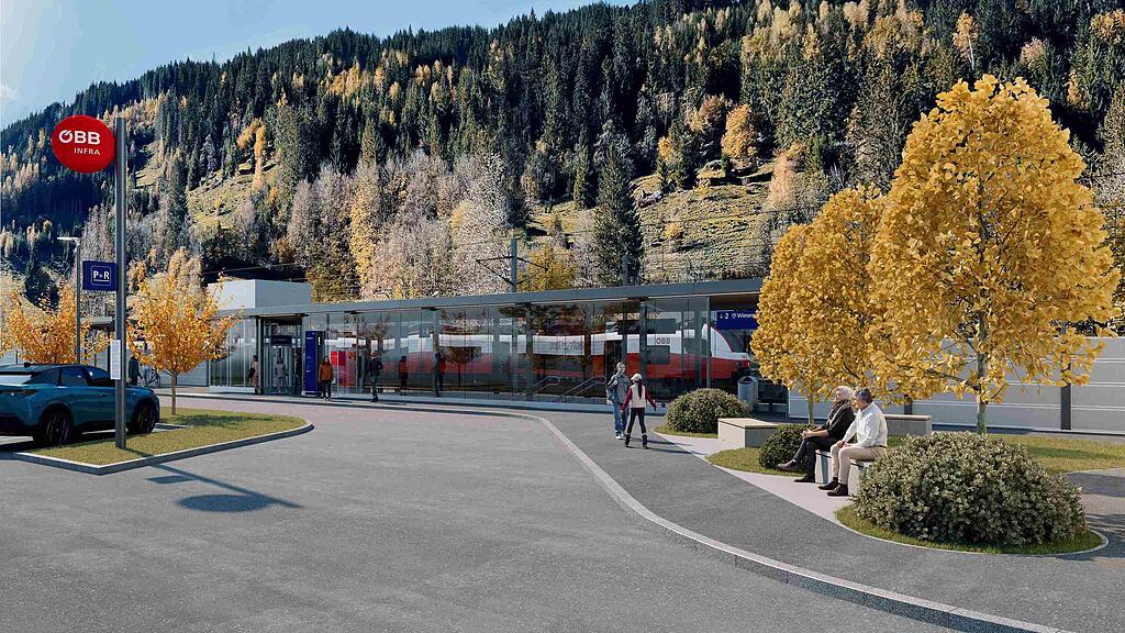 ÖBB-Bahnhof in Bad Hofgastein