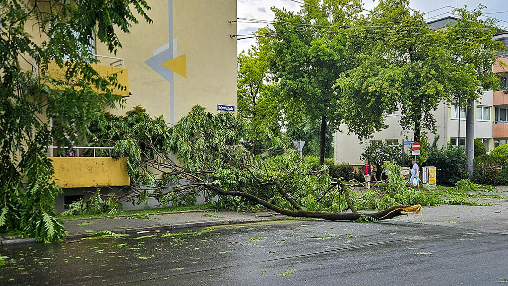 Unwetter-Schäden in Salzburg