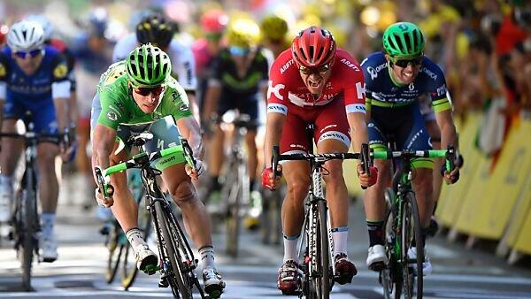 Peter Sagan fuhr als Erster ins Ziel
