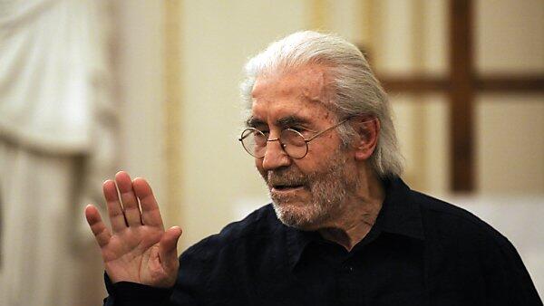 Griechisch-österreichischer Bildhauer Joannis Avramidis 2011 in Wien