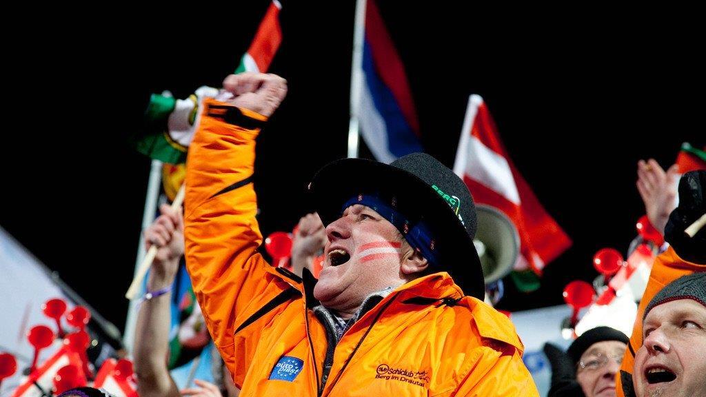 Super-Fan-Stimmung in Flachau