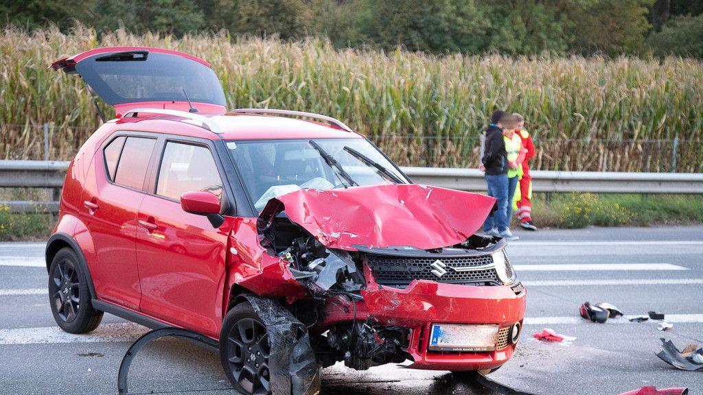Auffahrunfall auf der A1