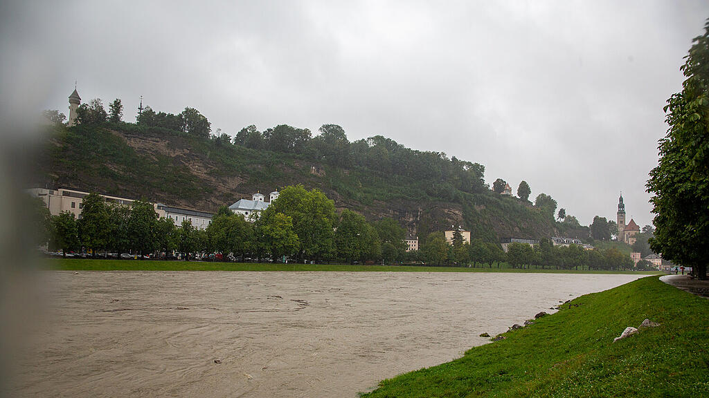 Hochwasser, Salzburg, Salzach