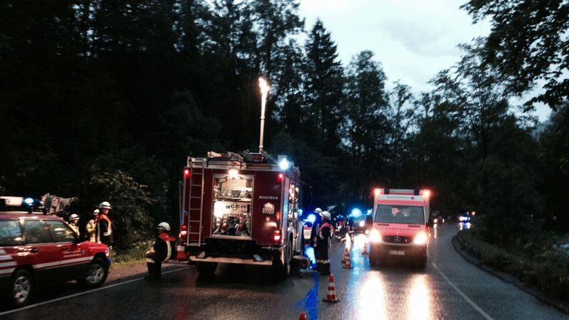 Schwerer Crash in Marktschellenberg