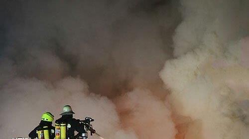 Großbrand in Schneizlreuth: Bilder vom Einsatz