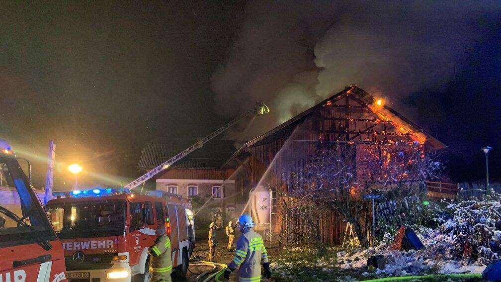 Großbrand in Seekirchen