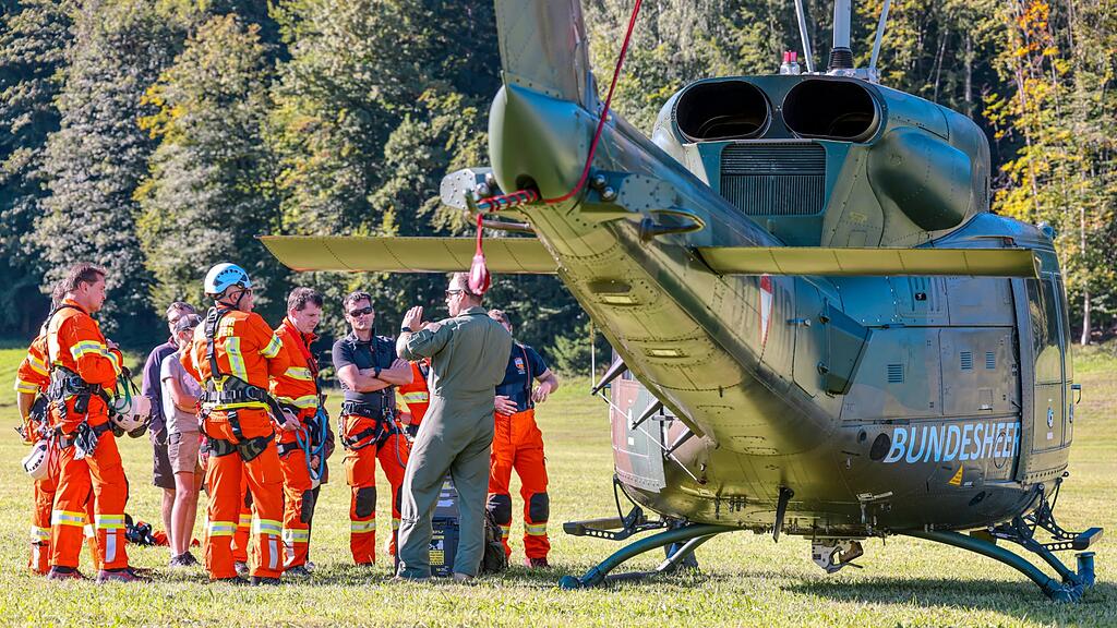 Waldbrandübung Großgmain