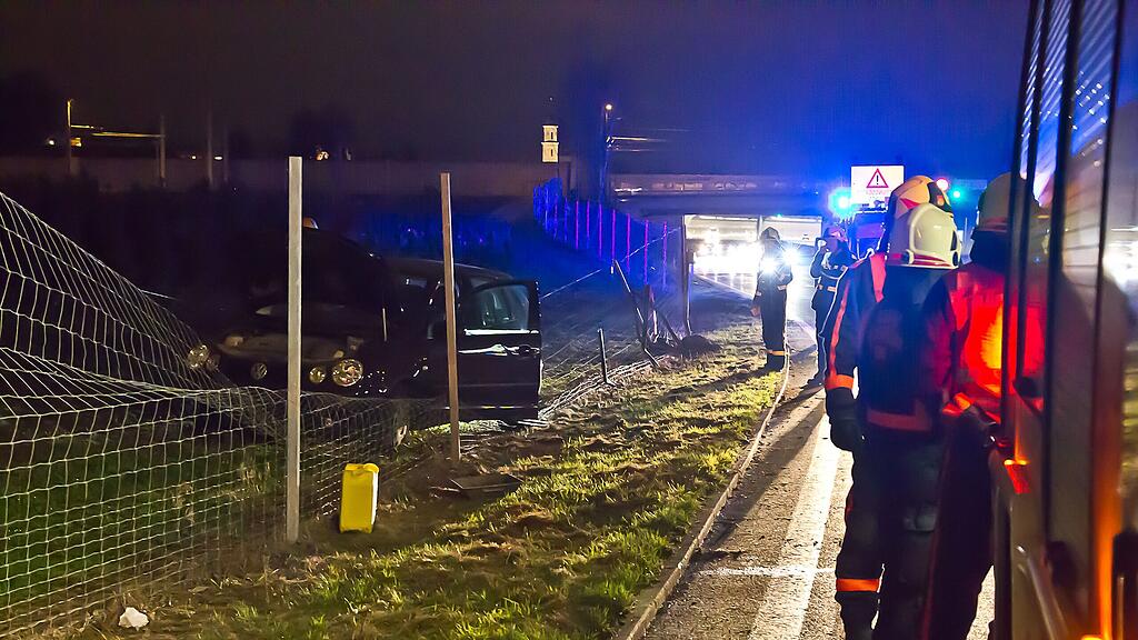 Bei dem Unfall riss auch die Ölwanne auf.