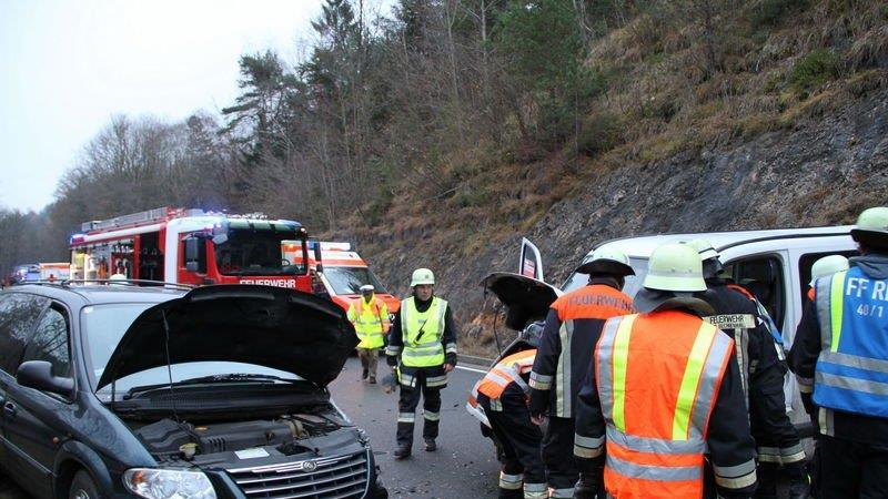Crash auf der B21
