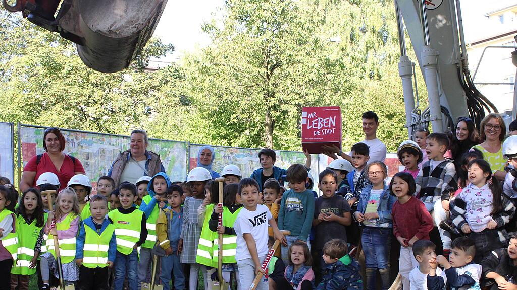 Kindergarten Lehen Spatenstich