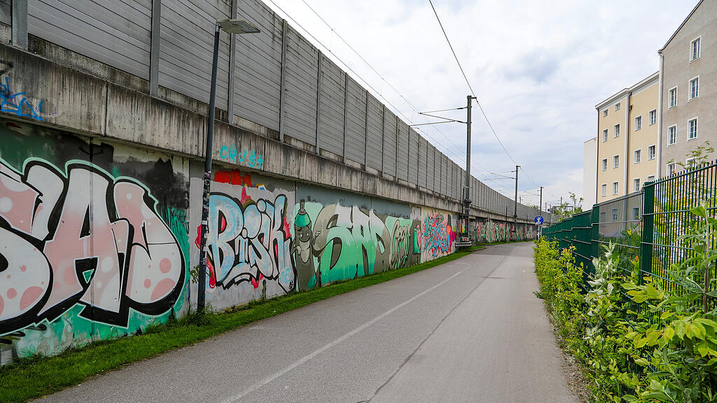 Graffiti in der Stadt Salzburg