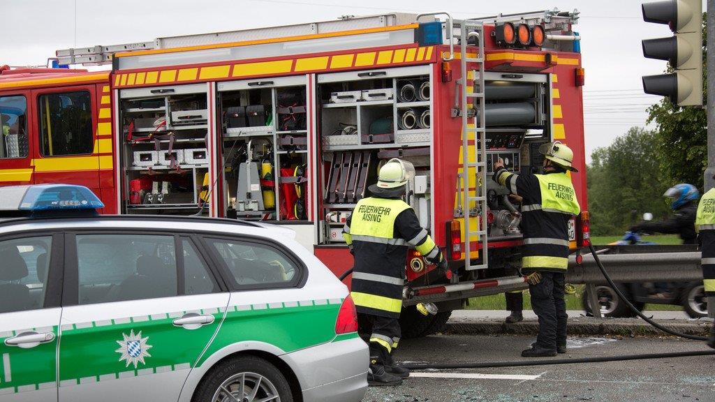 Unfall mit Polizeiauto