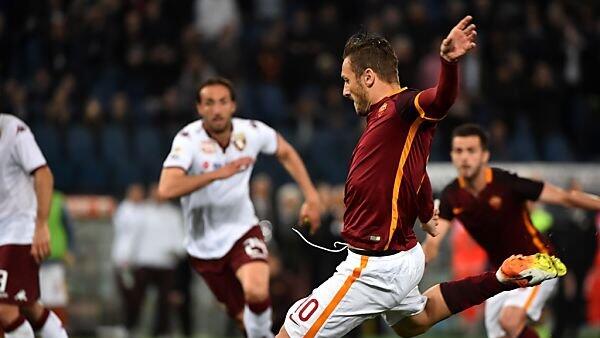 Francesco Totti wieder einmal Matchwinner für die Roma