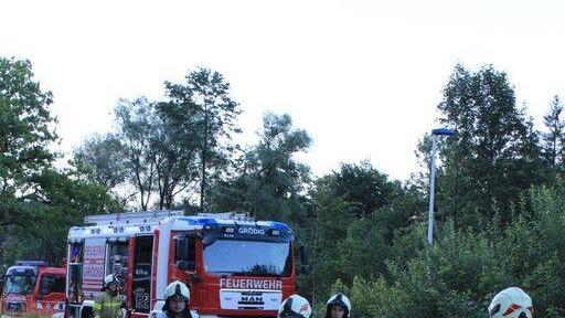 Übung Feuerwehr Grödig