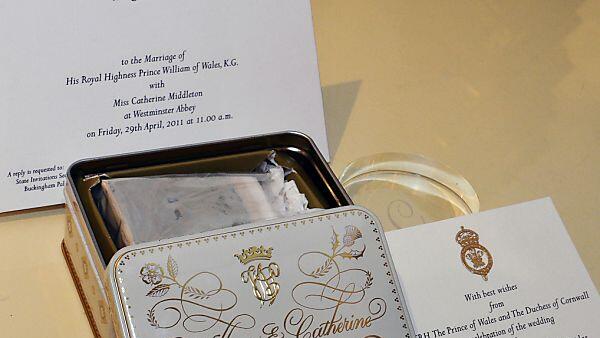 Das royale Stück Kuchen soll einige hundert Pfund bringen