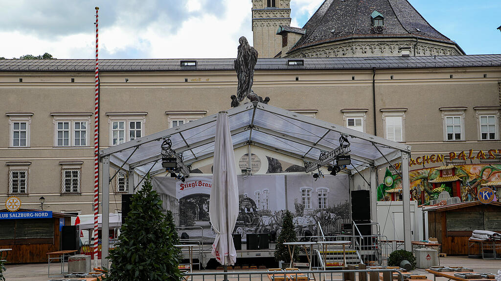 Aufbau Rupertikirtag 2023