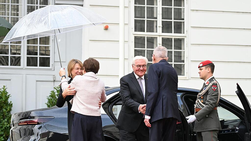 Historischer Staatsbesuch: Van der Bellen empfängt deutschen Amtskollegen Steinmeier