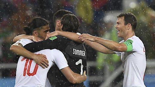 Schweiz gewinnt gegen Serbien
